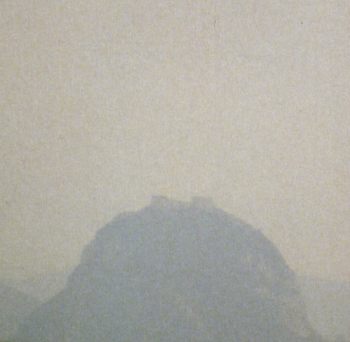 Montsegur im Nebel